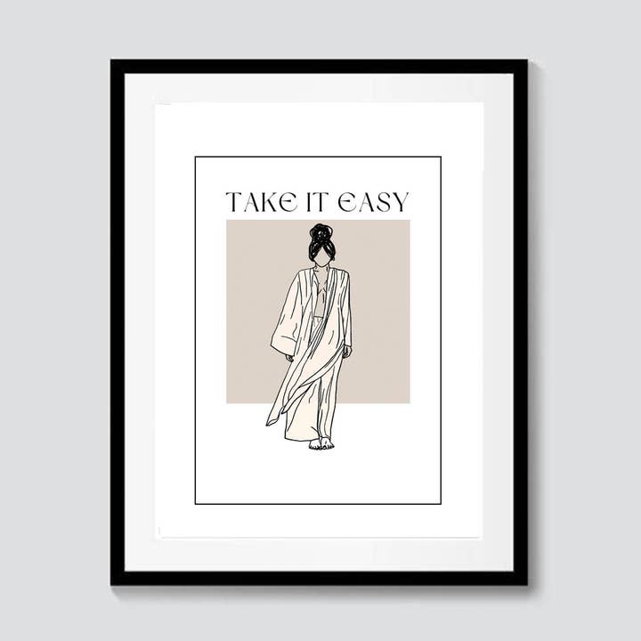 Stampa Artistica A4 "Take It Easy" per la vendita all'ingrosso da parte di STETCH