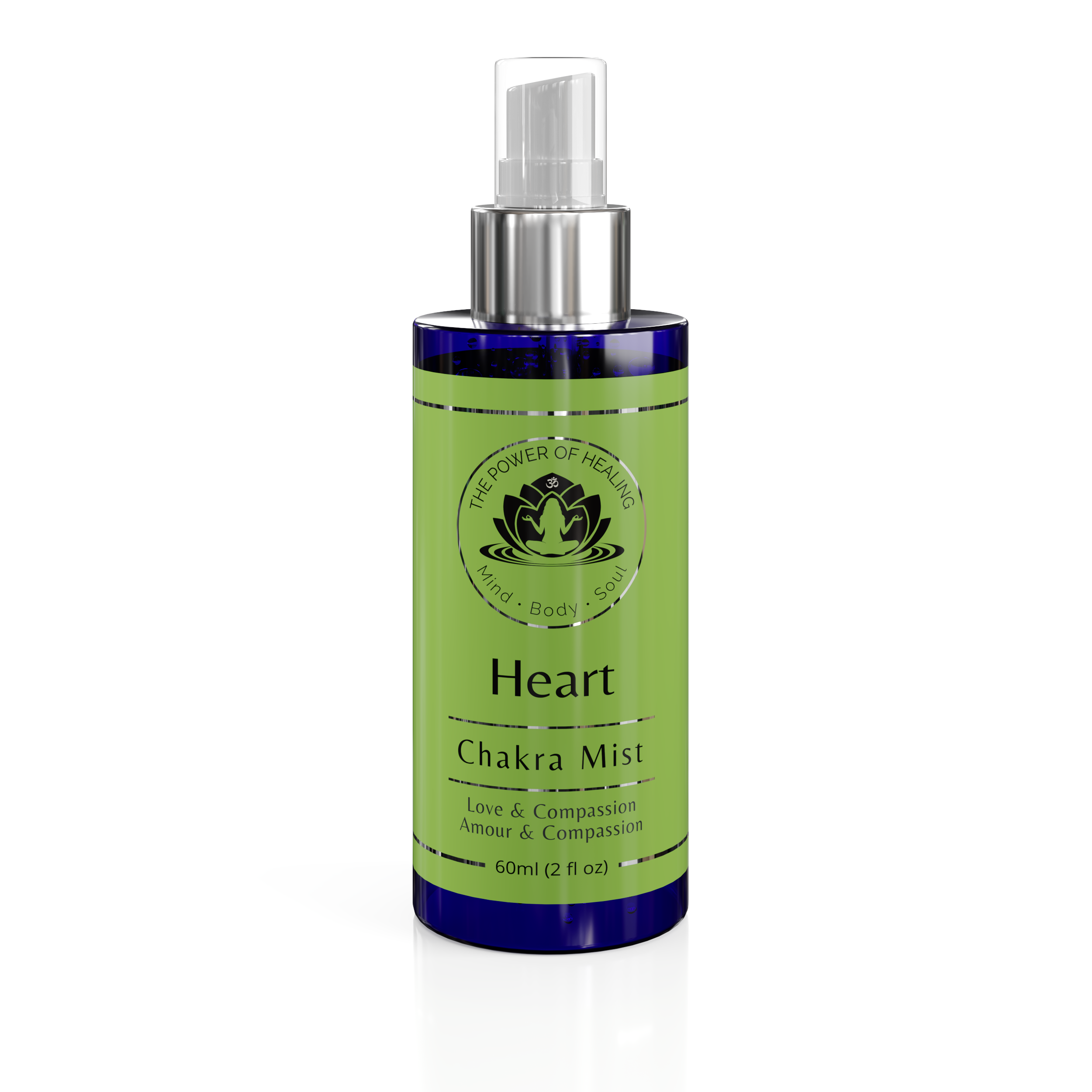 The Power of Healing - Wholesale Aromatherapy Mist - Heart Chakra Mist1