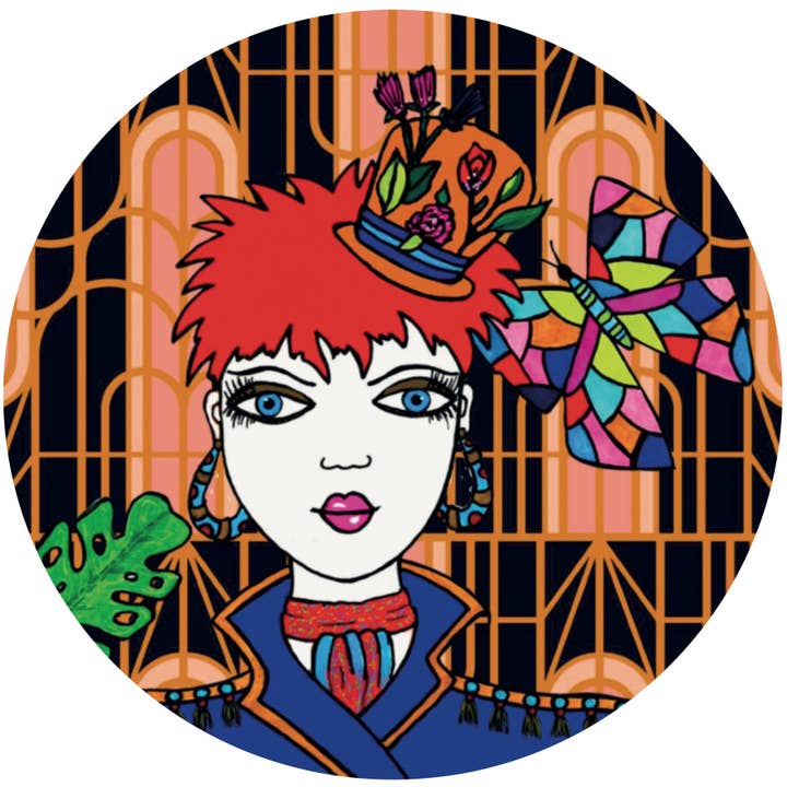 FunkyAdi - Wholesale Compact Mirror - Women Printed Pocket Mirrors8