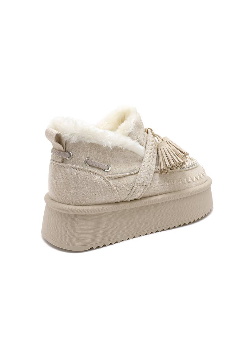 Joia Paris - Wholesale Boots - Women's - Warm boots with embroidery and tassels RU-2021