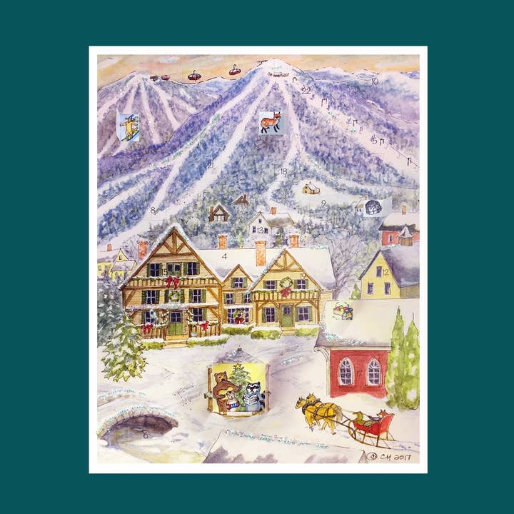 #3026 - Alpine adventskalender voor wholesale door Woodfield Press