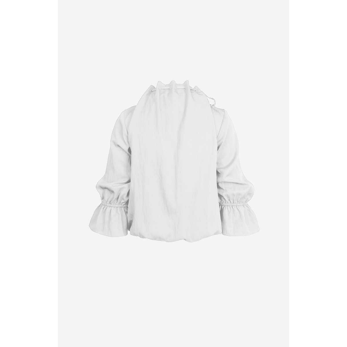 Naked Zebra - Wholesale Blouse - Women's - Long Sleeve Cinched Mock Neck Blouse14