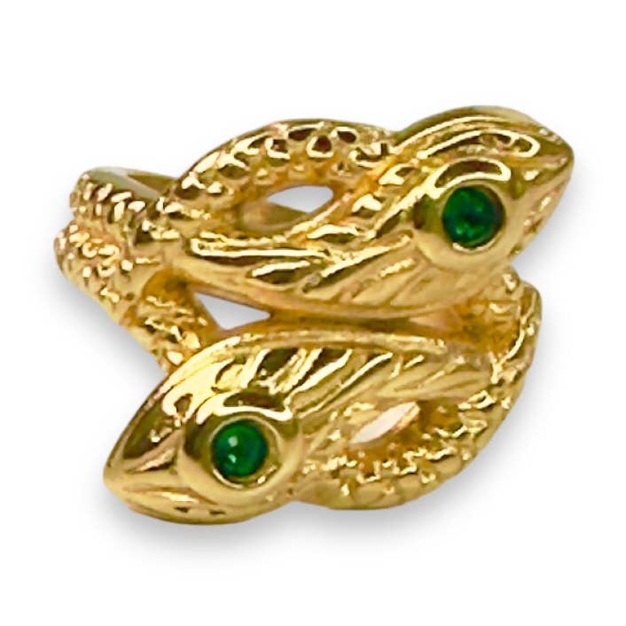 Anillo Twin Snake para venta al por mayor de Jagged Halo Jewelry