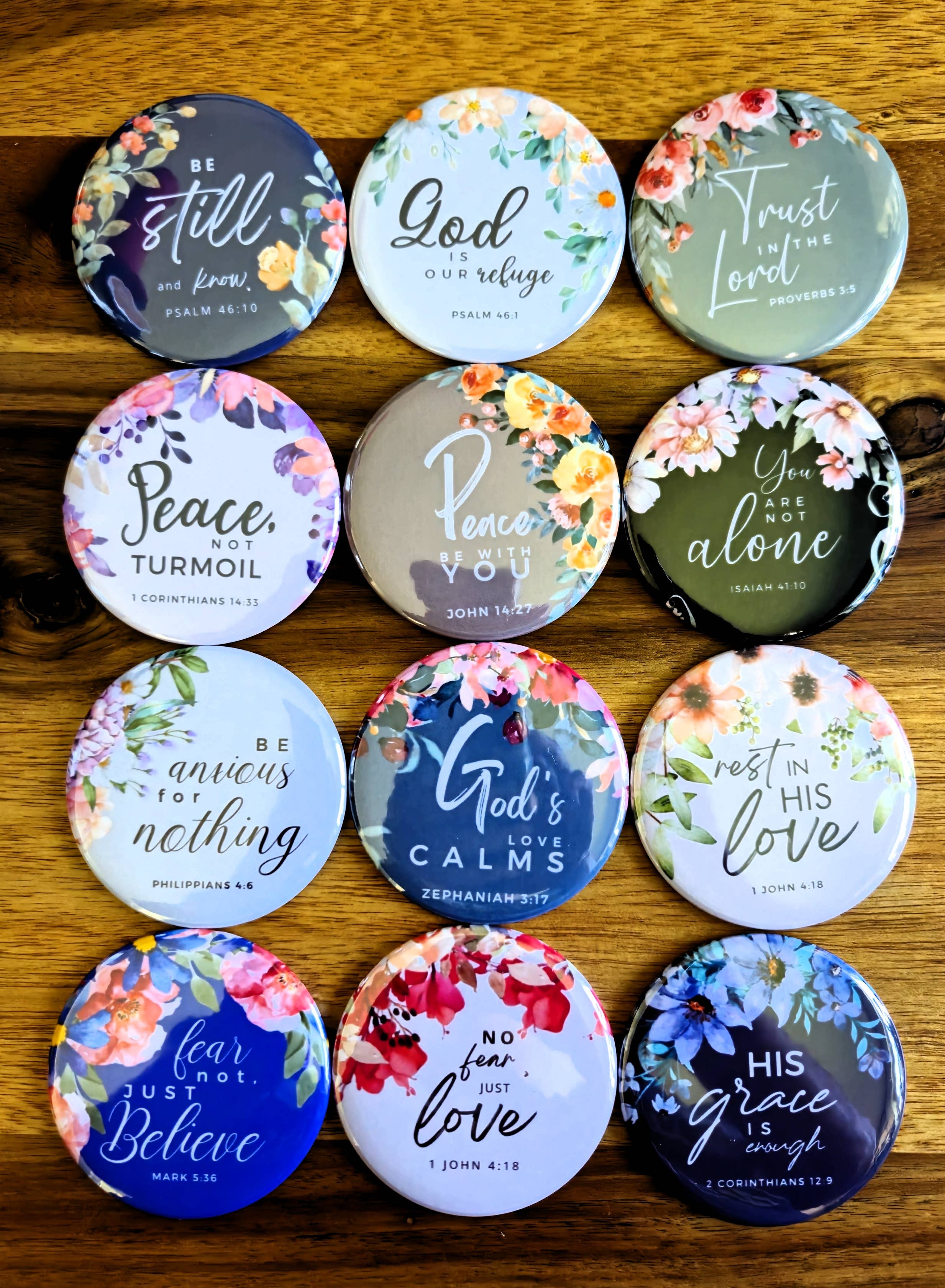 All Things Cherrie - Wholesale Magnet - God is Our Refuge Christian Magnet3