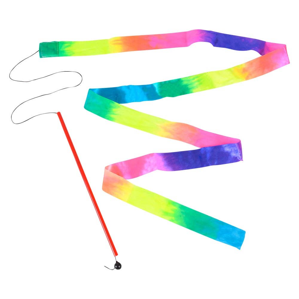 La Luna Bella - Toys - Wholesale Toy Wand - Kids - 11.75" RAINBOW RIBBON WAND LLB toy-wand kids1