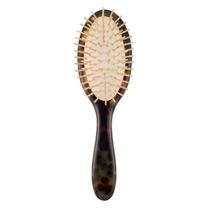 Hand Crafted Italian Made Bamboo Paddle Hair Brush for wholesale by Creative Pro Hair Tools