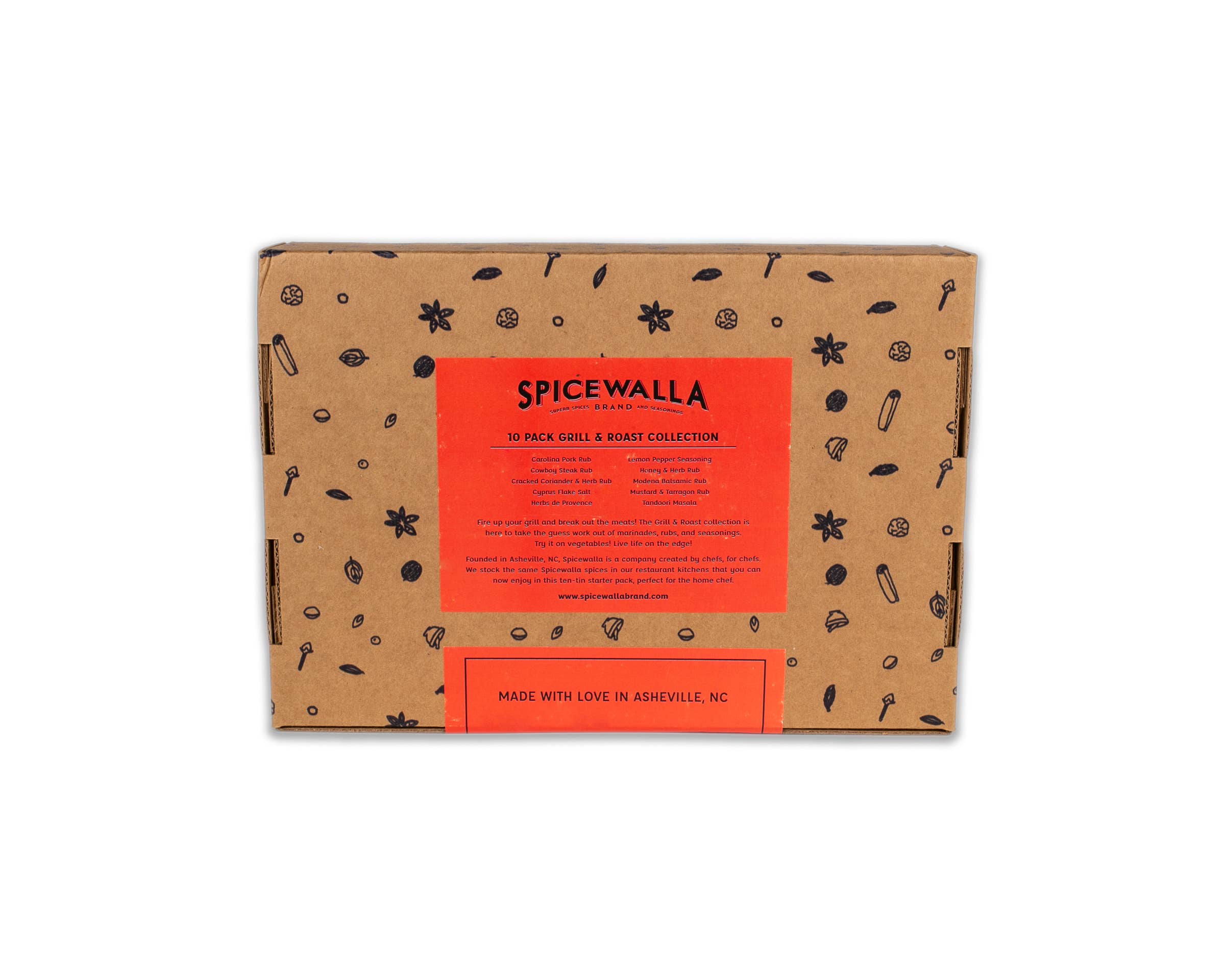 Spicewalla - Vendita all'ingrosso Mix di spezie - Collezione Grill & Roast - Confezione regalo da 101