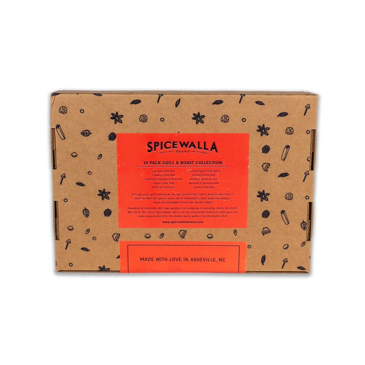 Spicewalla - Vendita all'ingrosso Mix di spezie - Collezione Grill & Roast - Confezione regalo da 101