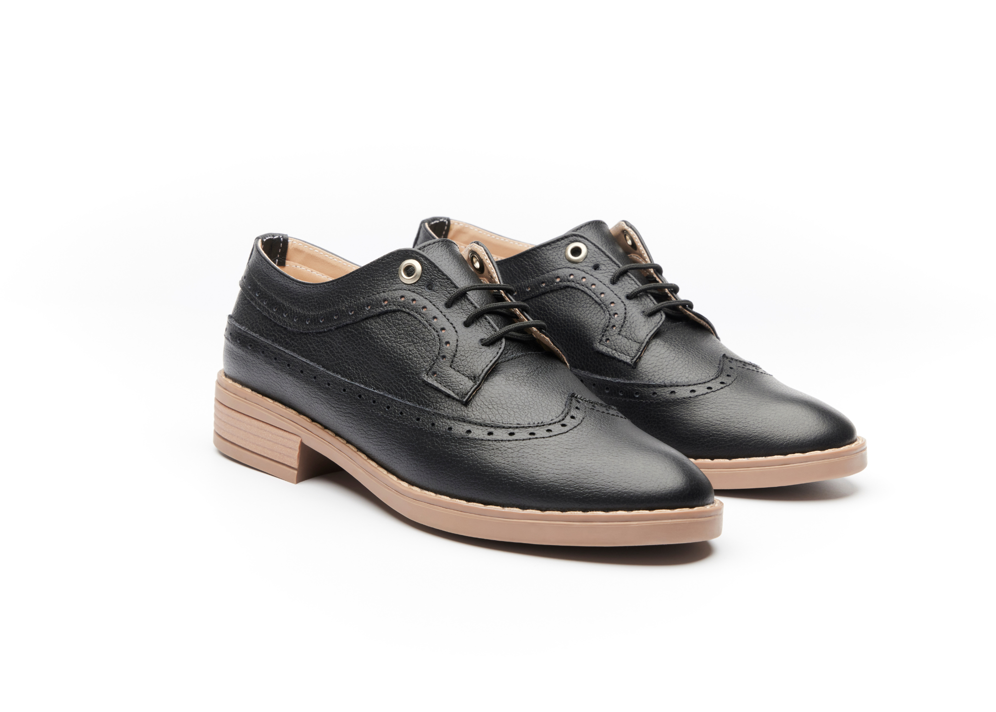 FLECHR by Kimberly Fletcher - Wholesale Brogue schoenen- Heren - BROGUE zwart+lacet noir0