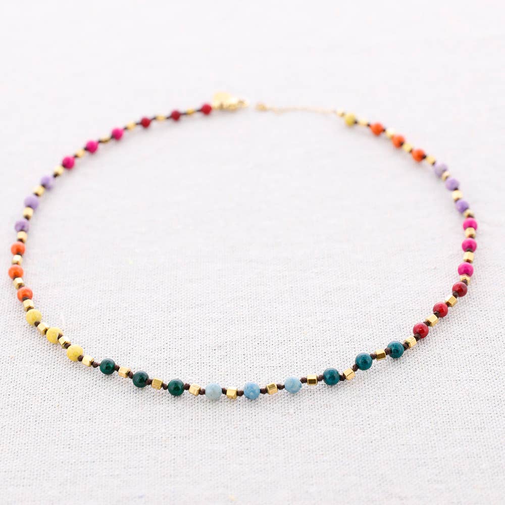 Sonata - Wholesale Beaded/Pearl Necklace - Stone Steel Necklace1