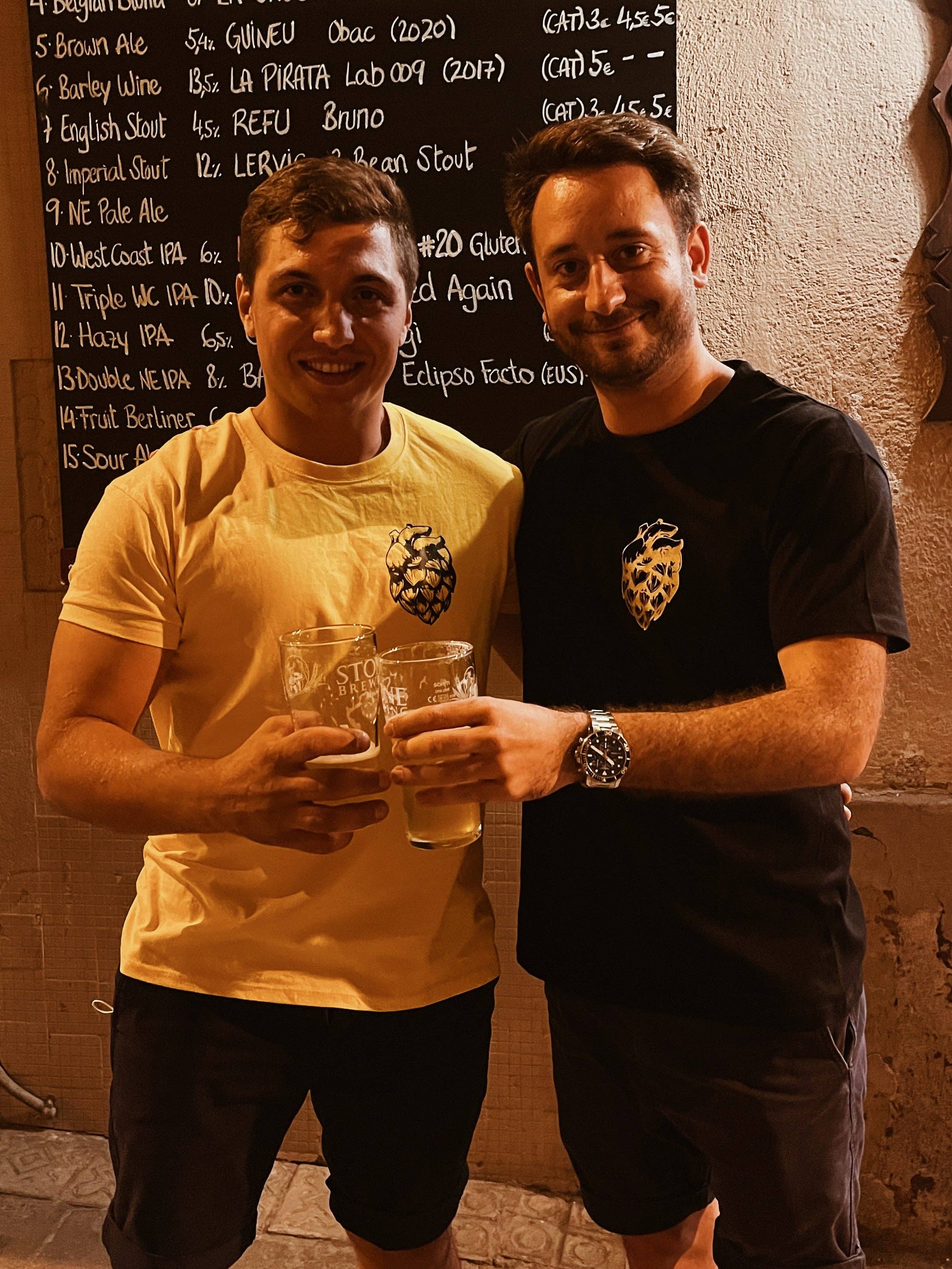 Black T-shirt Without you beer doesn't make sense for wholesale on Faire3