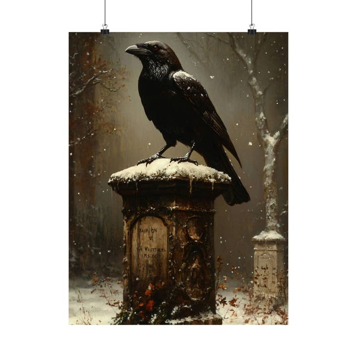 Ye Curiosity Shoppe - Wholesale Art Print - Crow's Vigil Art Print