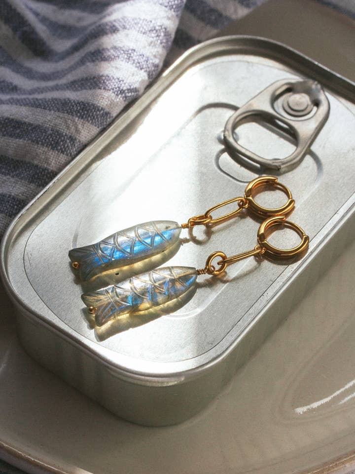 Brincos Argola Huggie La Sirena (a sereia) - Ouro por atacado de Luna Norte