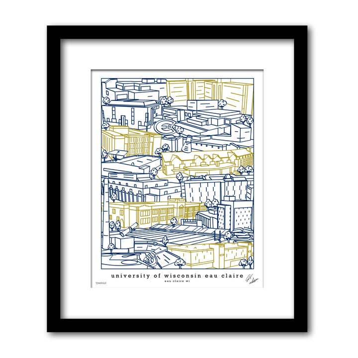 Kunstwerk auf dem Campus Eau Claire der Universität von Wisconsin für den Großhandel von Townsville Art