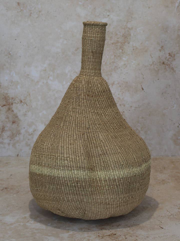 Cesta tejida de calabaza de ajo - Zimbabue - 126,5 para venta al por mayor de Botanical Boys
