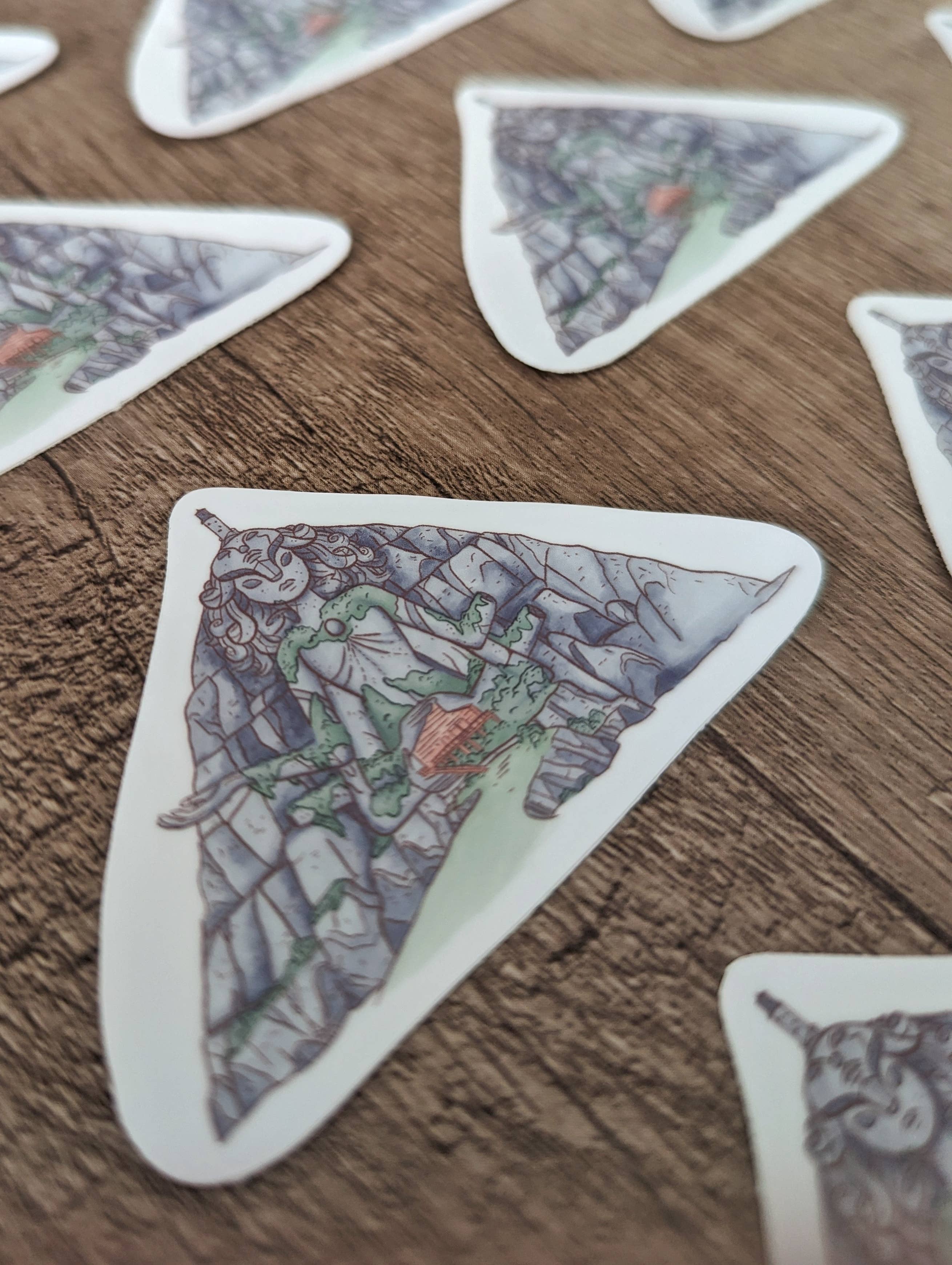 Sadsquatch - Wholesale Sticker - Crystal Temple - Steven Universe Gems Vinyl Sticker2