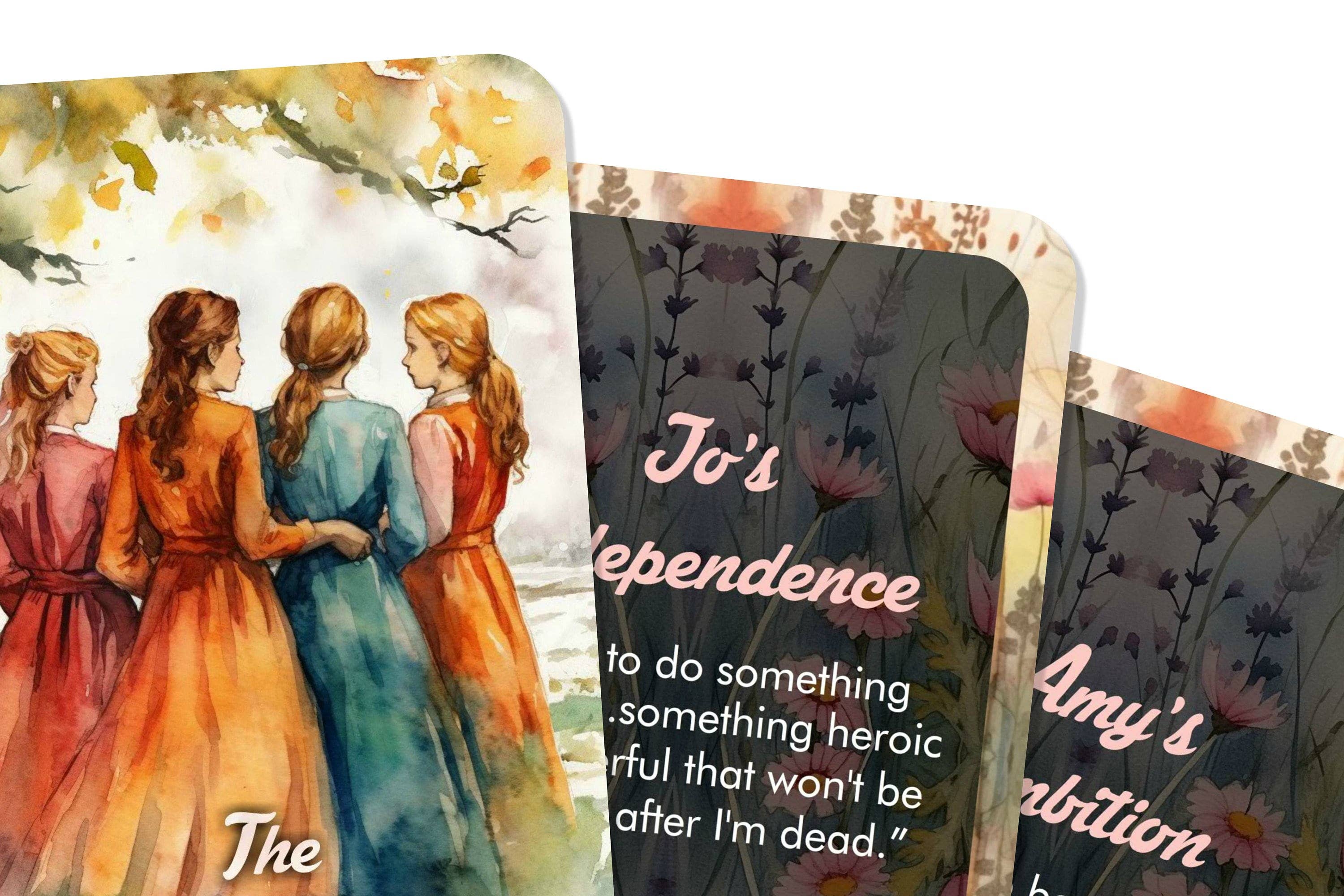 IBIZA TAROT - Wholesale Tarot Cards - Little Women Oracle Inspired by Louisa May Alcott1