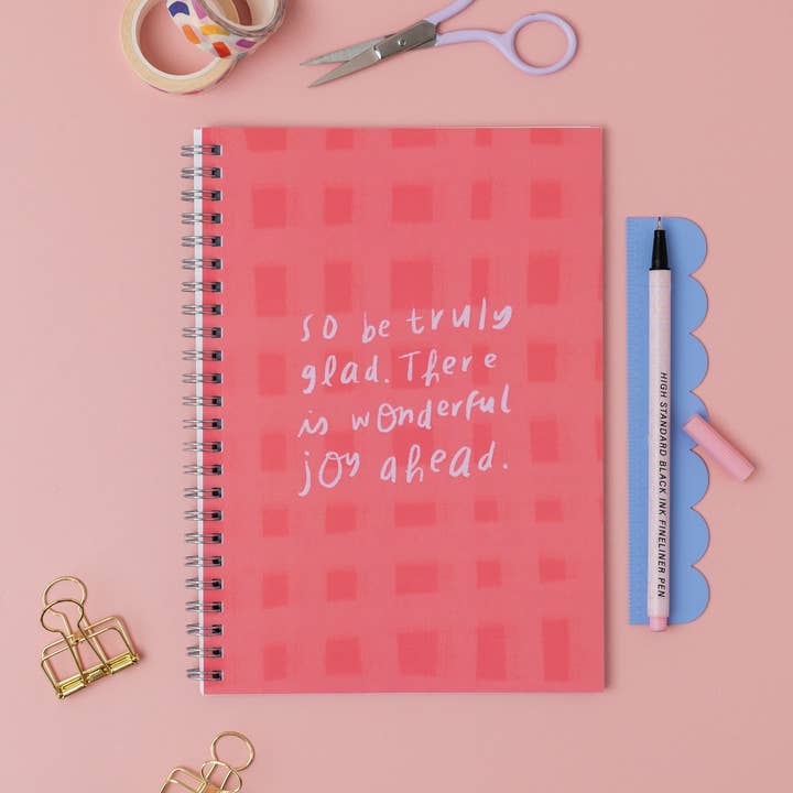 Joy Notebook for wholesale by Ali Marriott