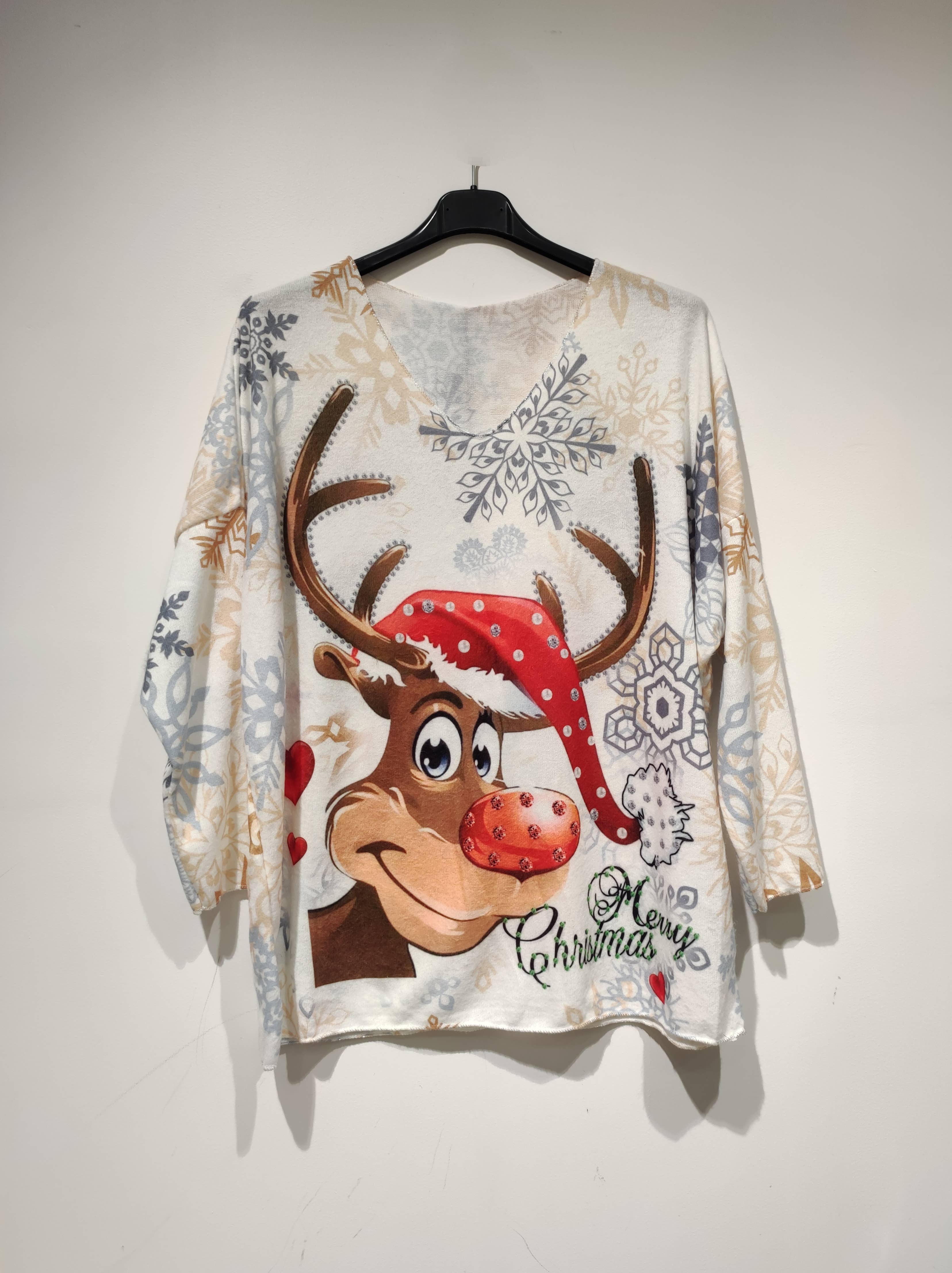 multicoloured NESS reindeer merry - AH26 for wholesale on Faire0