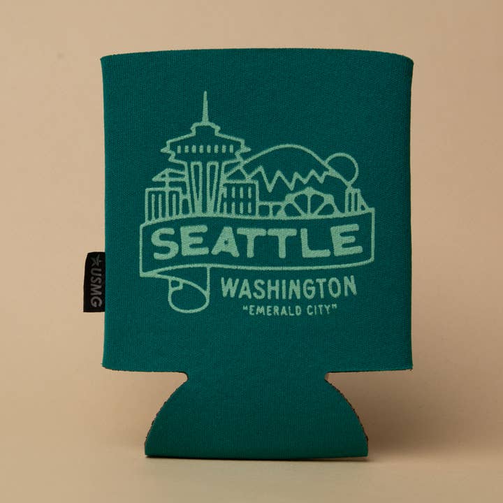 Emerald City Skyline drikkevareisolator for engroshandel hos Tender Loving Empire