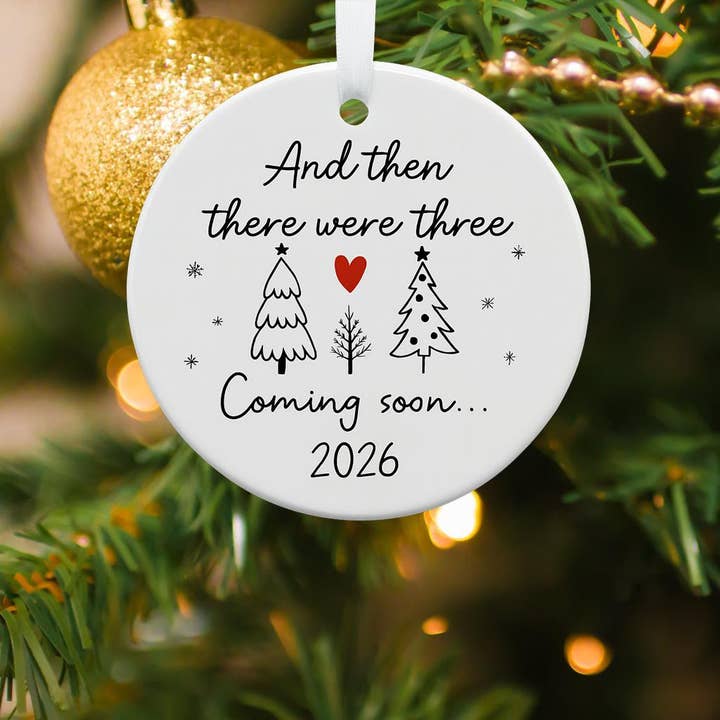 2026 Baby Announcement Christmas Ornament, Pregnancy Xmas for wholesale by Embrova