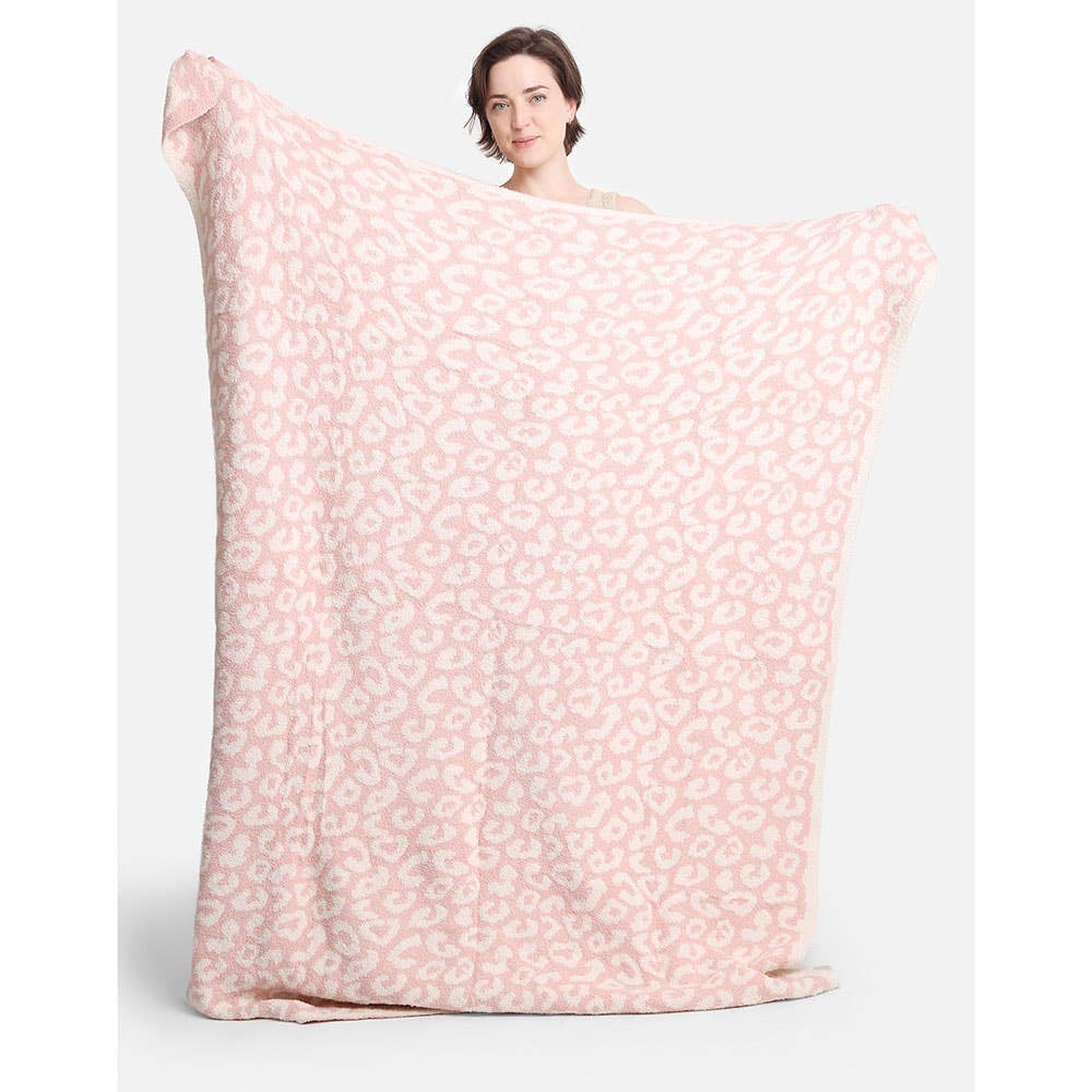 Sensibling Corp. - Vente Plaids - Plaid réversible à motif léopard2