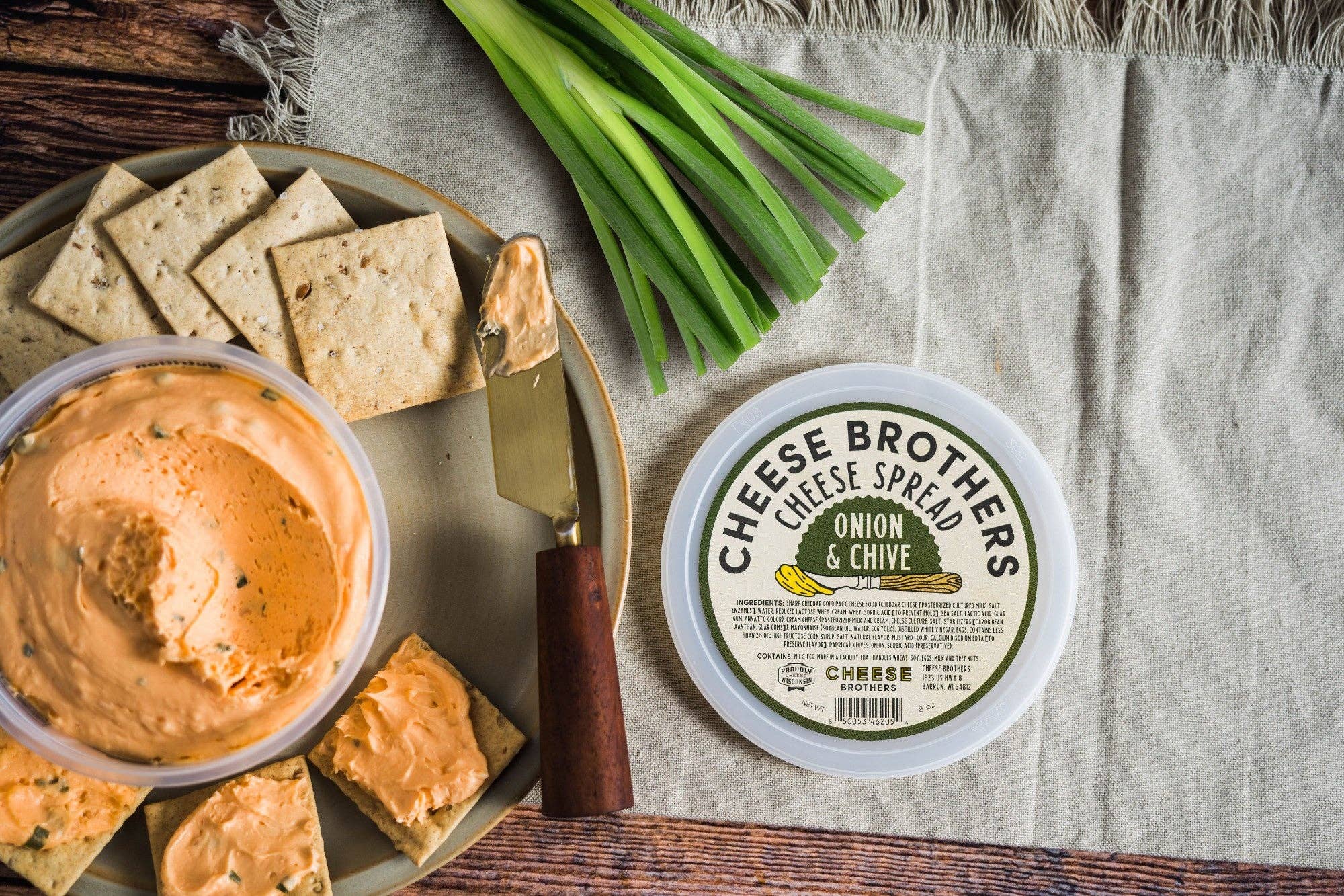 Cheese Brothers - Wholesale Cheese - Onion and Chive Cheese Spread