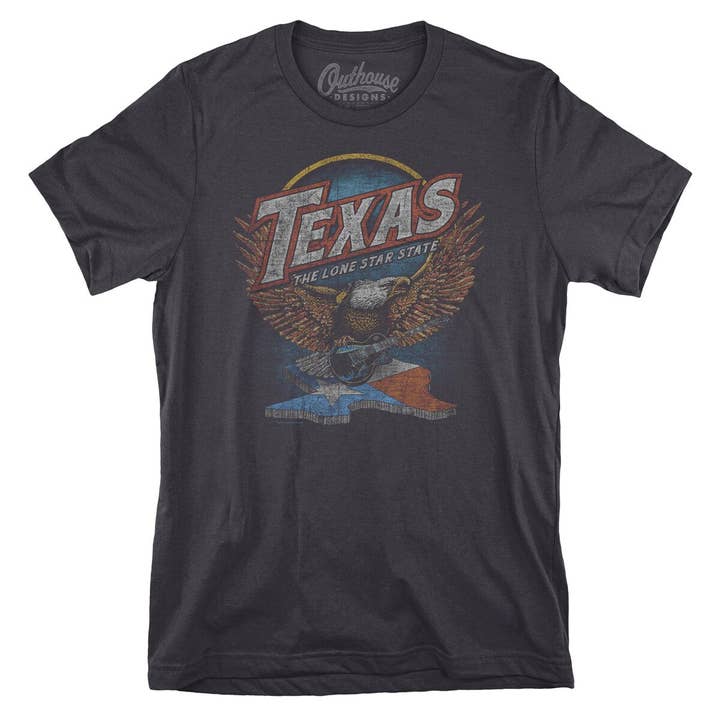 Camiseta Épica Águila de Texas para venta al por mayor de Outhouse Designs