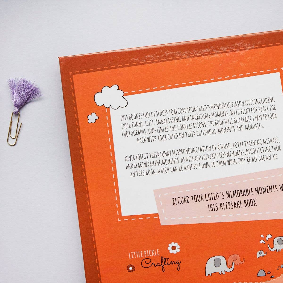 Little Pickle Memories - Wholesale Memory Book - Kids & Baby - Toddler Scrapbook, Childhood Memories Keepsake Album7