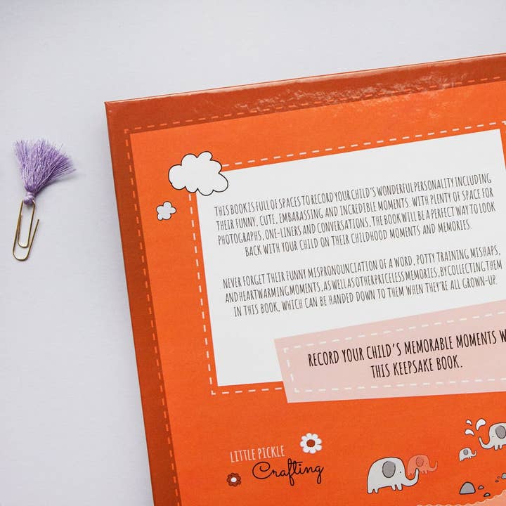 Little Pickle Memories - Wholesale Memory Book - Kids & Baby - Toddler Scrapbook, Childhood Memories Keepsake Album7