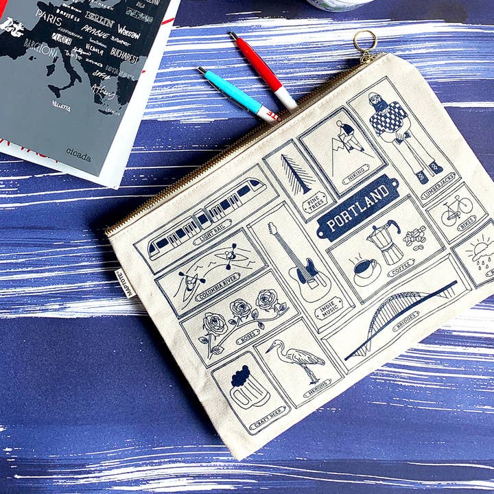 Maptote - Wholesale Pouch - Women's - Portland Flat Zip Pouch5