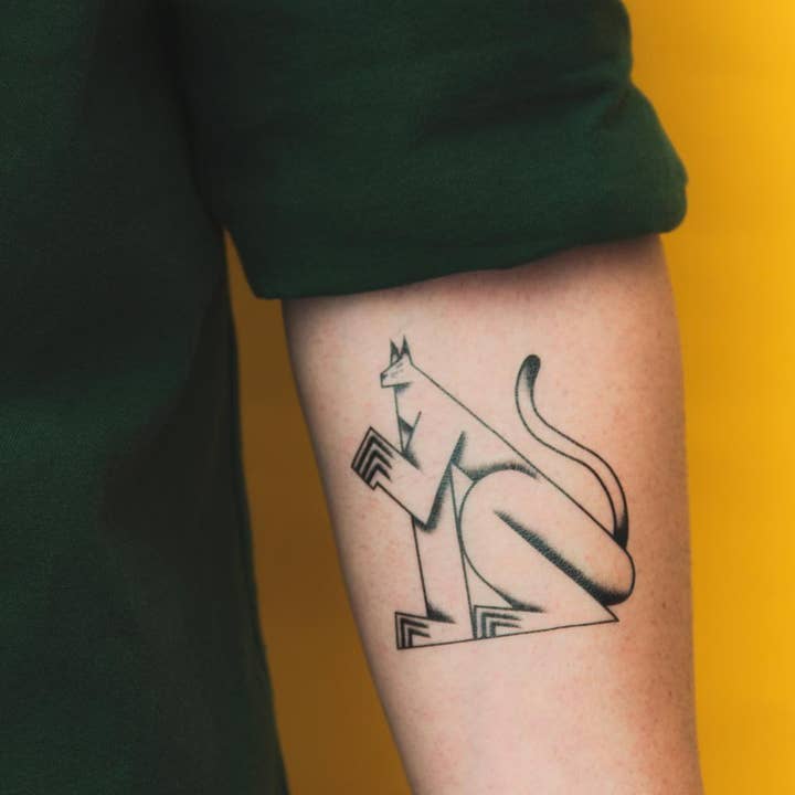 Tattoonie - Vente Tatouages temporaires - Tatouage LYNX (lot de 2)