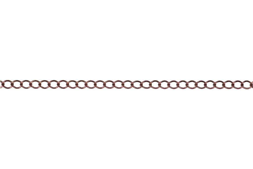 Continental Beads - Wholesale Craft Supplies - Curb Chain Size Small - Multiple Finishes Available - Measures 4mm - Sold by the Foot - CH 1508