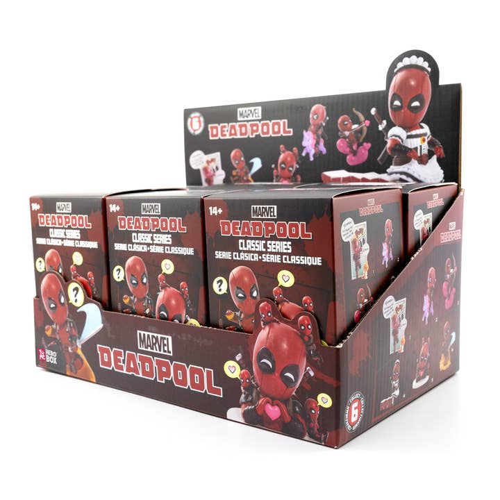 Toys Matter Inc. - Wholesale Figurine Toy - Kids - Marvel Deadpool Classic Series Hero Box - Blind Box CDU