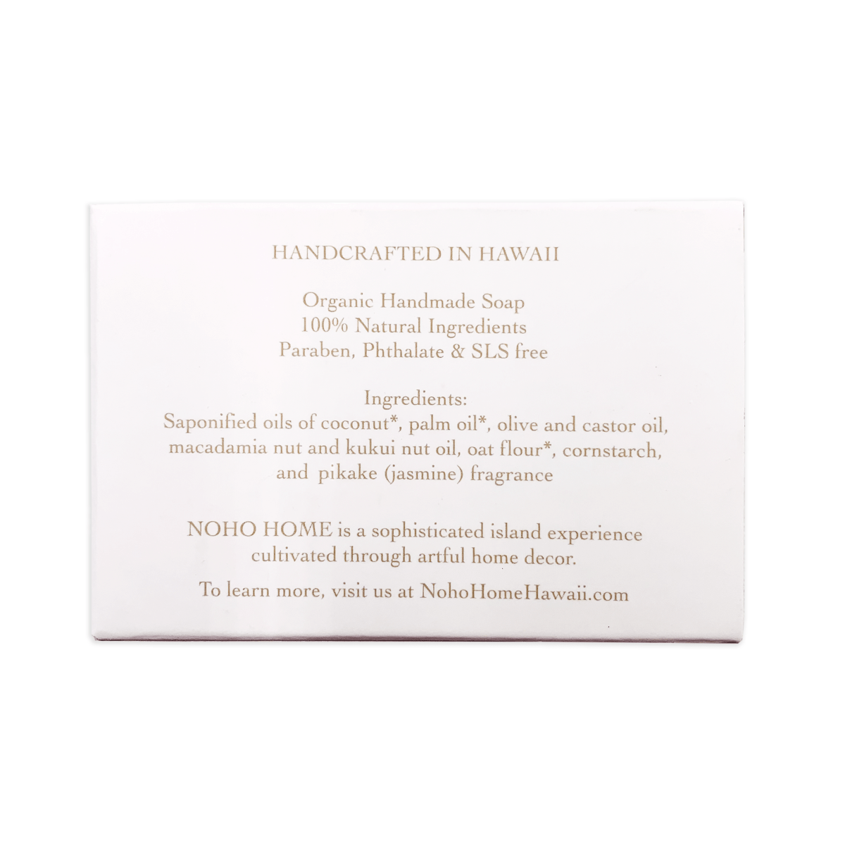 NOHO HOME by Jalene Kanani - Wholesale Bar Soap - Handsoap - Pīkake Scent3