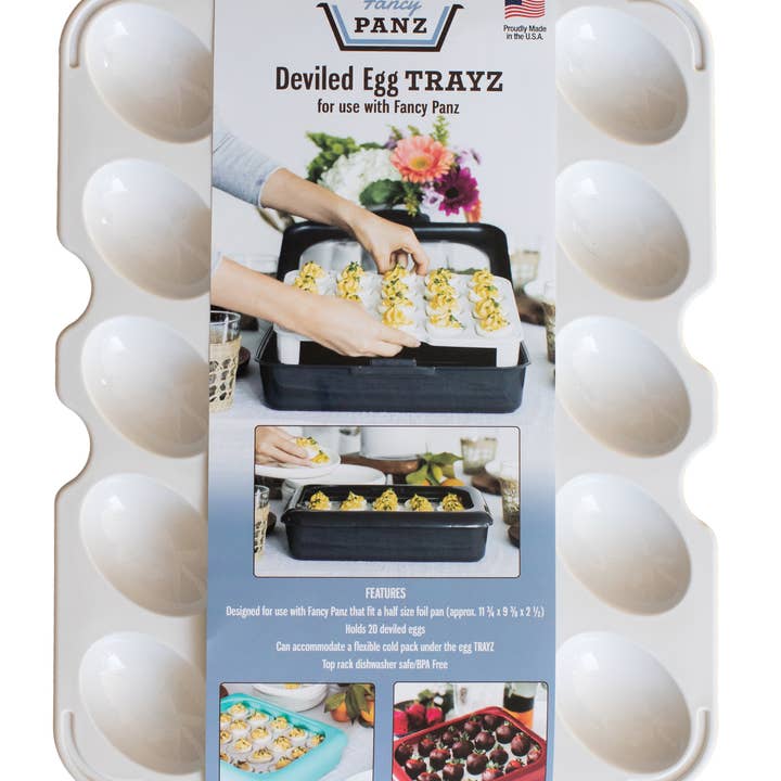 Fancy Panz - Wholesale Egg Cup/Holder - Fancy Panz® Accessory - Deviled Egg Tray Insert