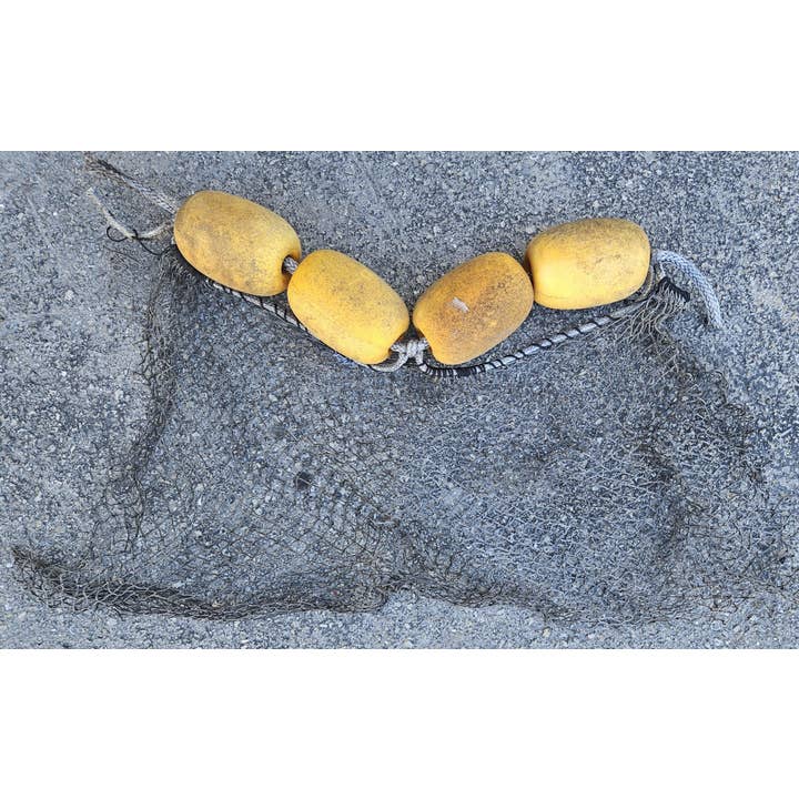 FISH NET WITH 4 FLOATS for wholesale by Darlene's Shells