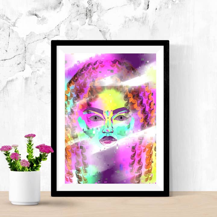 “Behind the screen” Art Print for wholesale by Canvas Clothings