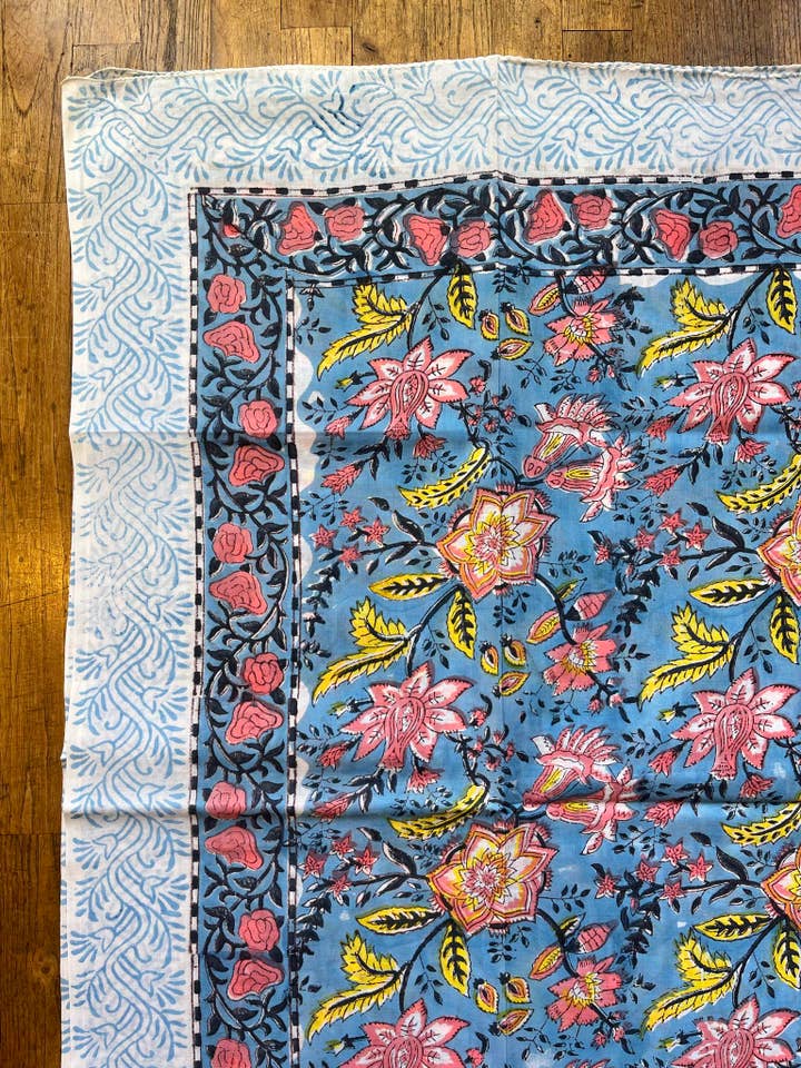 Block Print Scarf, Pareo - ET095 for wholesale by Kirei