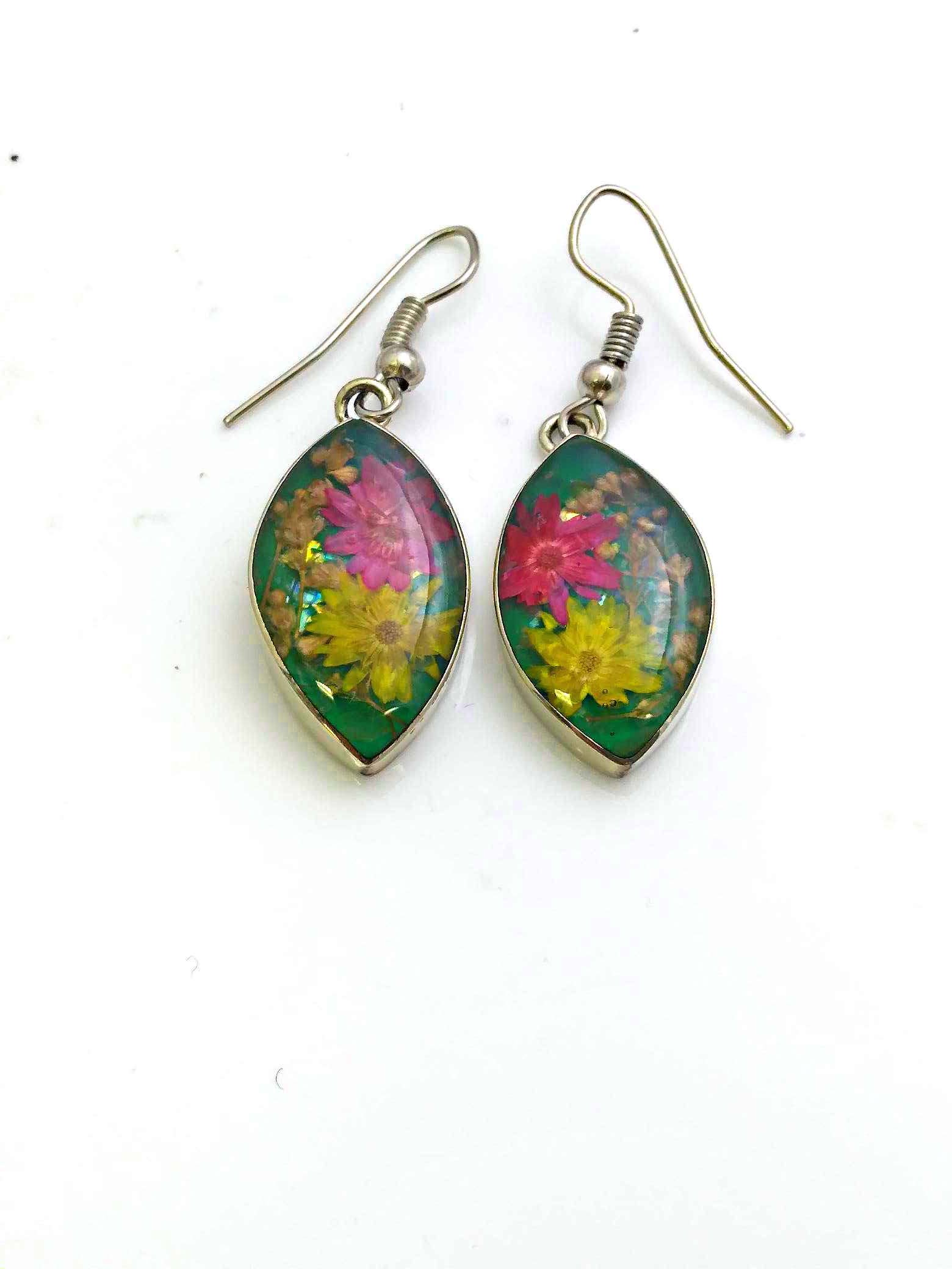 Costello International - Vente Boucles d'oreilles pendantes - La plus grande variété de boucles d'oreilles artisanales incrustées de mosaïque mexicaine56