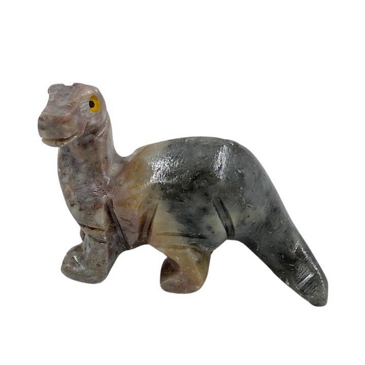 Earths Elements Wholesale - Wholesale Retailer Sample - Home Decor - Crystal Animal - Brontosaurus Soapstone