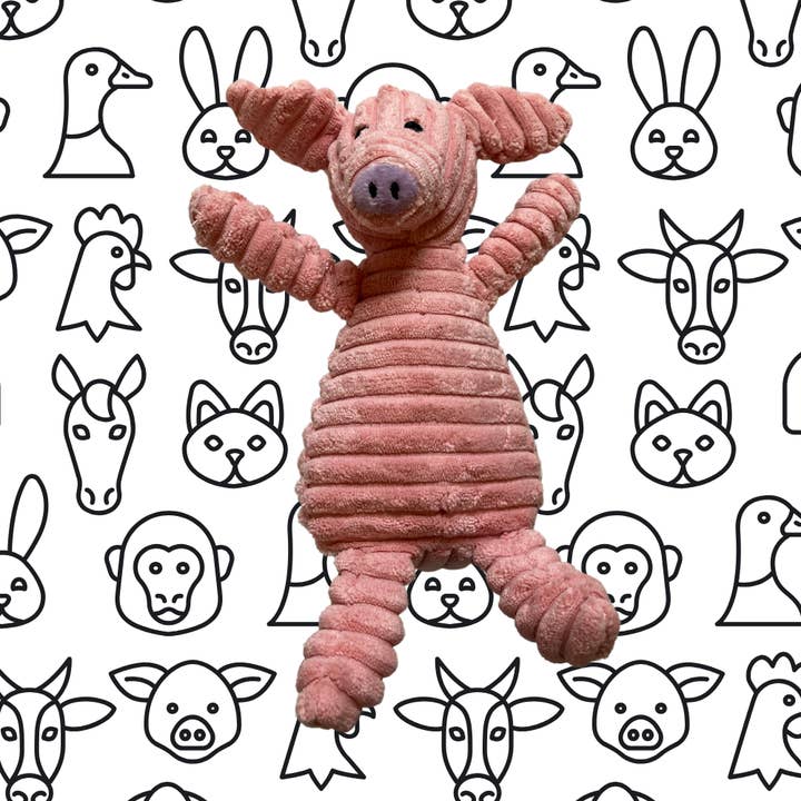 Jouet pour chien cochon qui couine pour la vente par the king of hearts