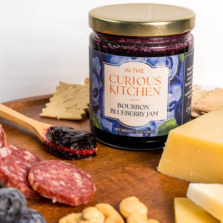 In the Curious Kitchen - Wholesale Jam/Jelly - Blueberry Bourbon Jam | 9 oz.5