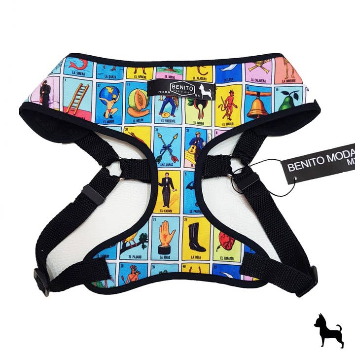 Harness Loteria for wholesale by Pocha Pets Boutique