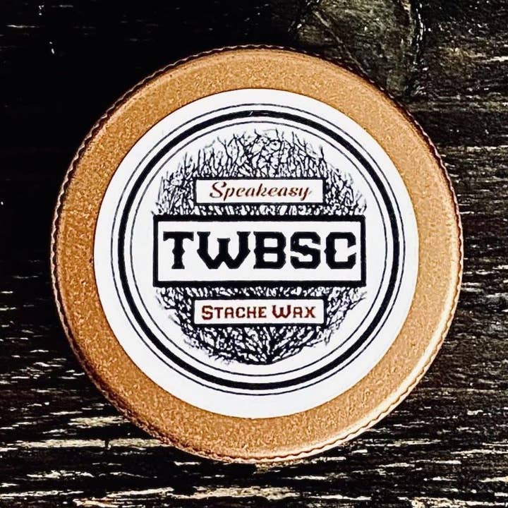 Mustache Wax- Speakeasy for wholesale by Tumbleweed Beard & Stache Co.