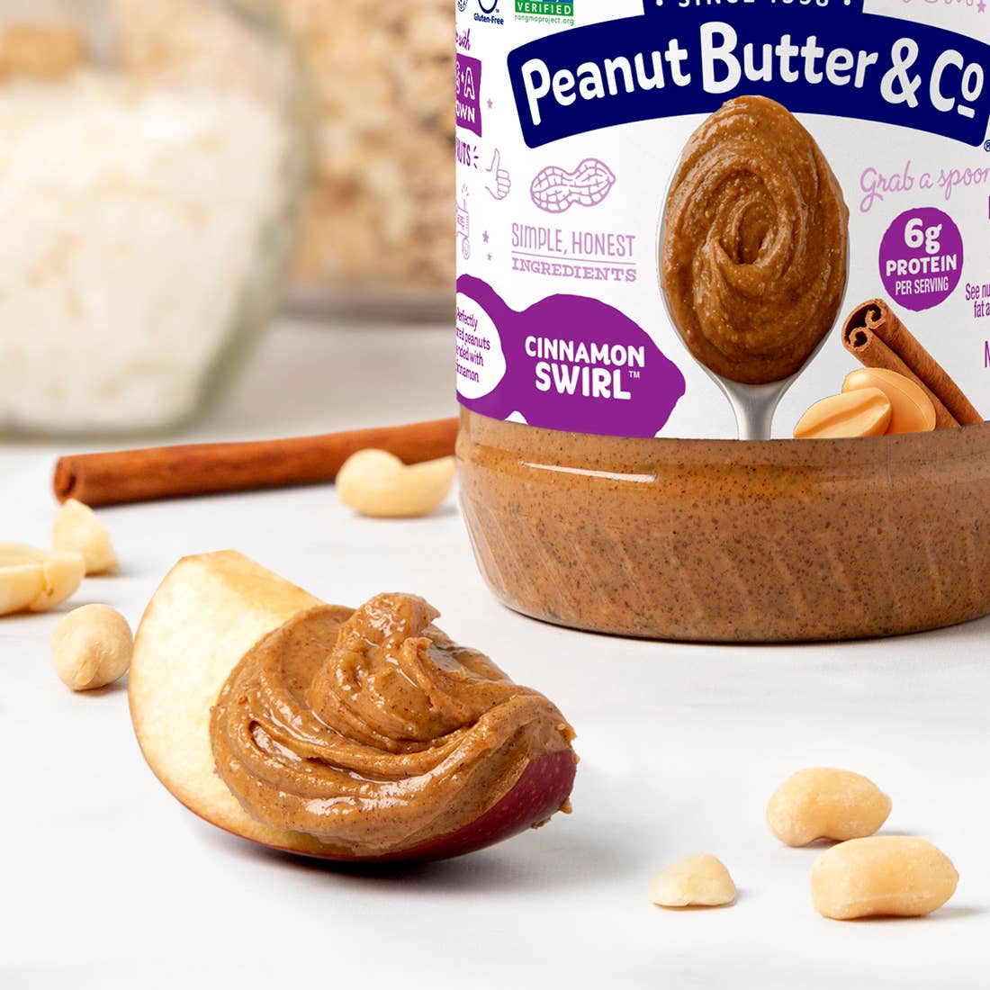Peanut Butter & Co. - Wholesale Nut Butter - 16 oz Peanut Butter & Co. Cinnamon Swirl2