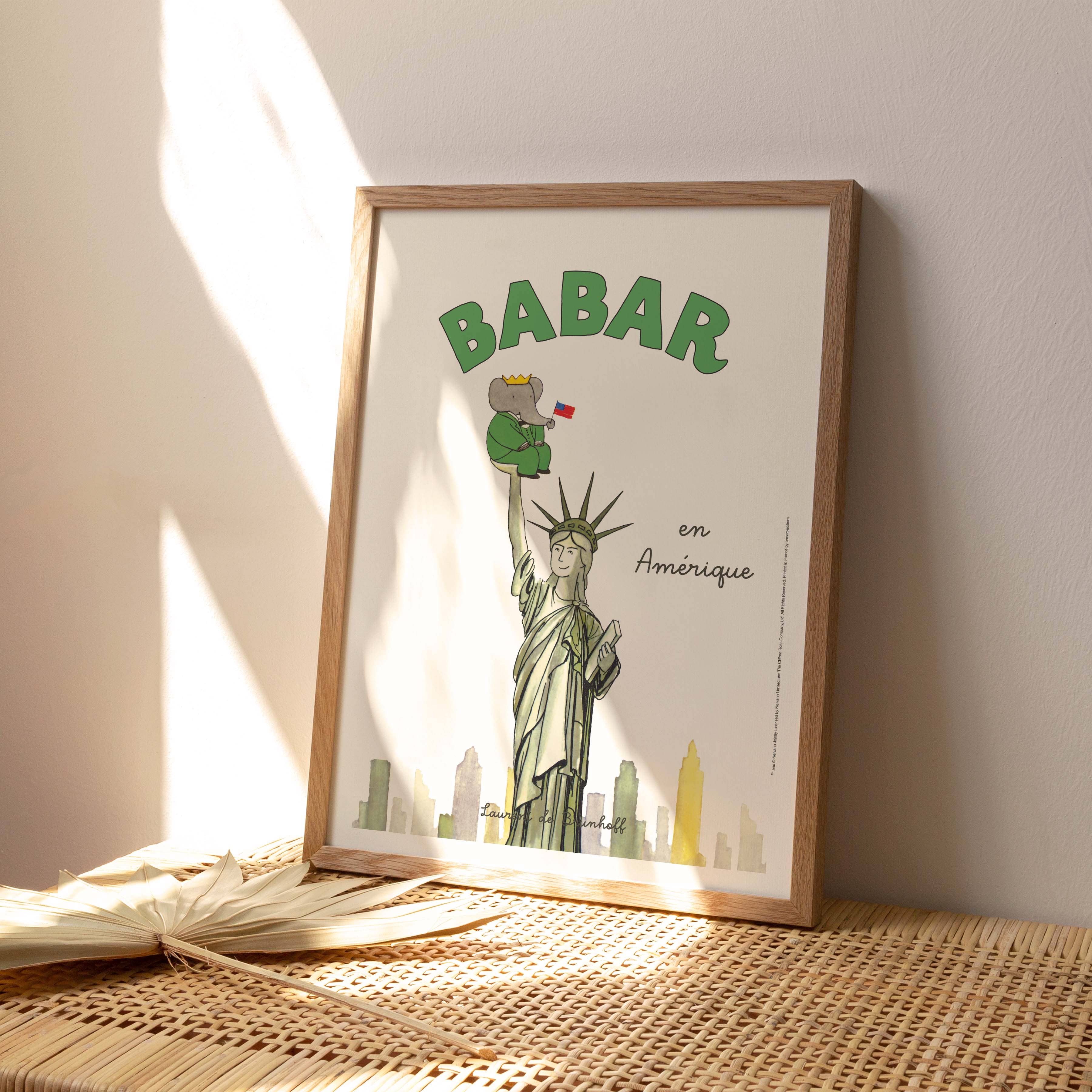 Oneart – wholesale Poster – Visa Babar i Amerika - BAB00184