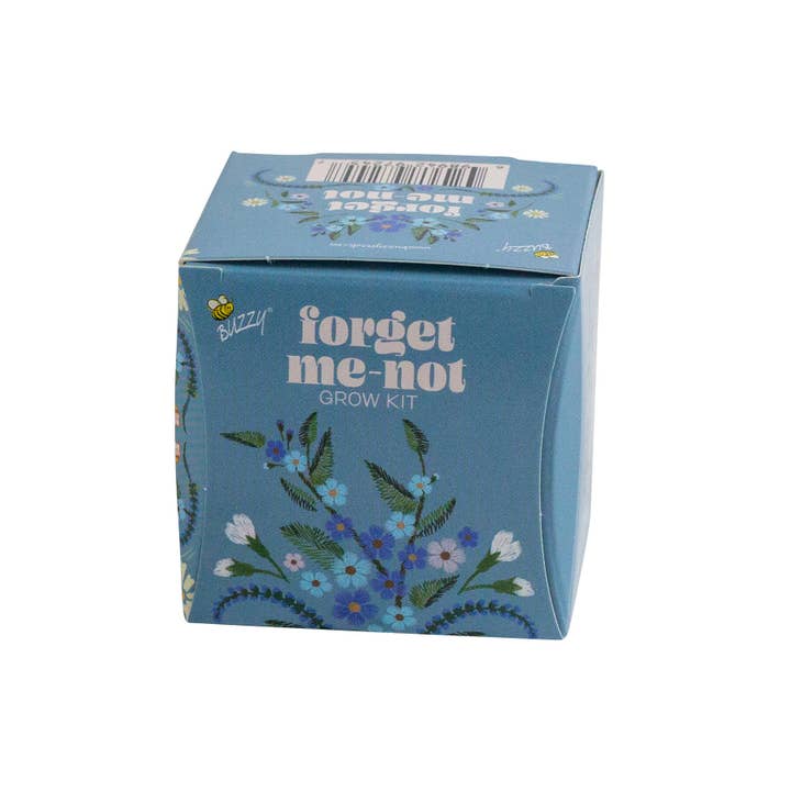 Buzzy, Inc. - Wholesale Plant Seeds - Buzzy Seeds Mini Grow Pot - Forget-Me-Not Grow Kit
