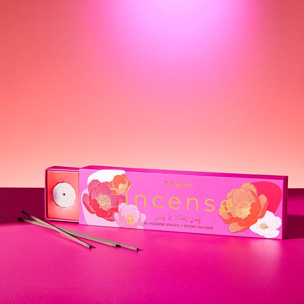 Huxter - Wholesale Incense - Incense Sticks Gift Box - 35 pack | Lily & Violet Leaf2