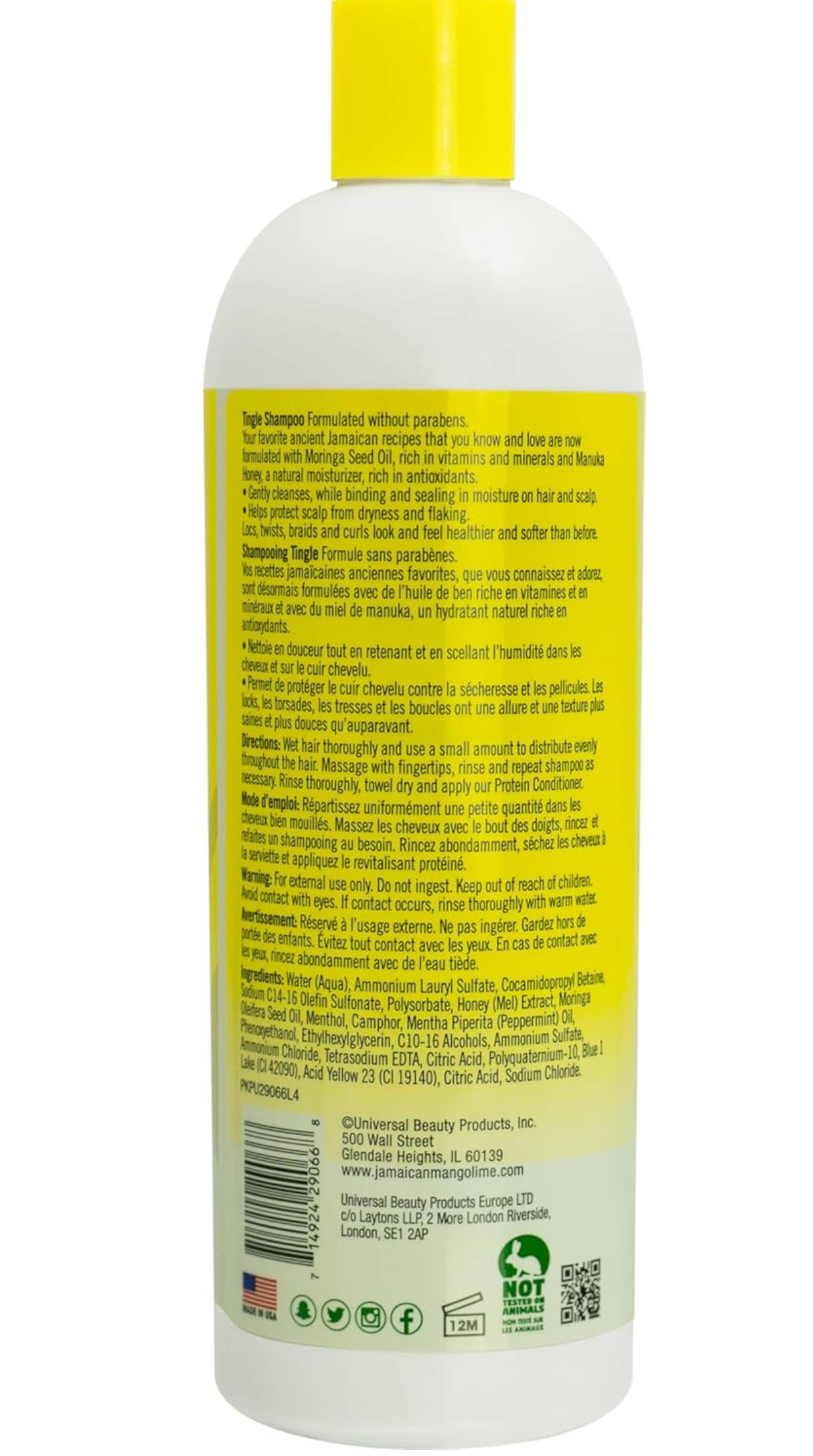 GIFTHAIRS BEAUTY STORE - Wholesale Hair Shampoo - JAMAICAN MANGO & LIME TINGLE SHAMPOO2